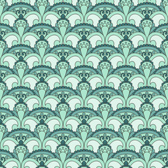 Vector seamless paisley pattern,