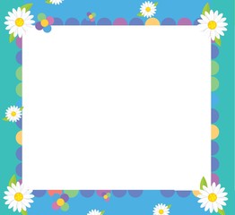 Obraz premium Happy and colorful - cartoon frame - for children