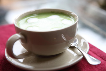 green tea latte