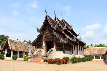 Ancient church,Wat Ton Kwen,Chiang-Mai,Thailand.