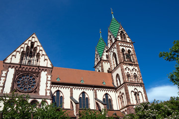 Obraz premium Freiburg , Herz-Jesu Kirche