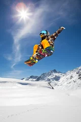 Türaufkleber snowboarder © Silvano Rebai
