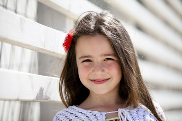 Bambina sorridente