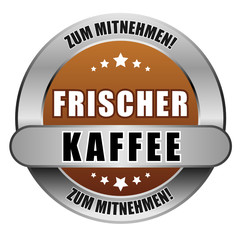 5 Star Button braun hell FRISCHER KAFFEE ZM ZM