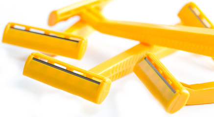 isolated disposable razors