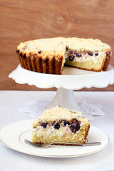creamy cherry coffee cake
