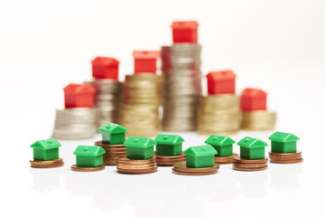 Geldmünzen, Monopoly-Skyline 2