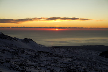 Obraz premium etna sunrise