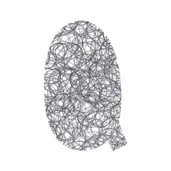 Hand drawing Q alphabet