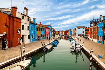 Canal In Burano