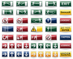 Danger warning sign