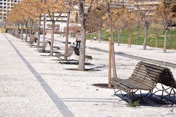 Fototapeta na wymiar Park 26 th stulecie Marseille