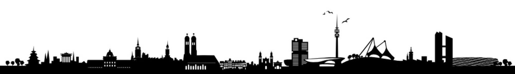 Obraz premium Skyline München