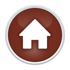 Fototapeta premium home button braun rund