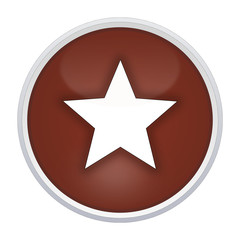 stern button braun rund