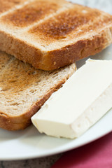 Toast and butter