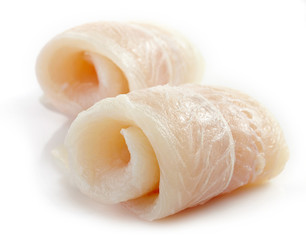 fresh raw fish fillet