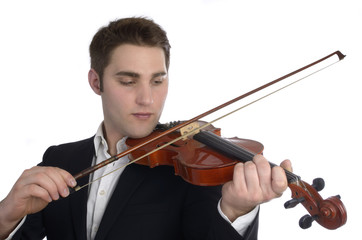 Musiker spielt Violine