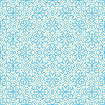 Blue Retro Pattern