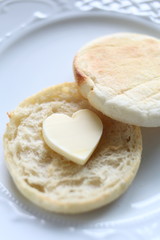 English muffin for gourmet breakfast image