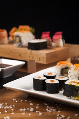 Delicious fresh sushi
