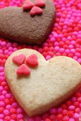 heart shaped cookie for Valentine's day image