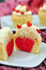 Herz Cupcake