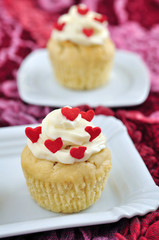 Herz Cupcake
