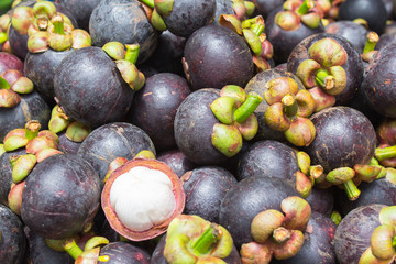 Close up Mangostee