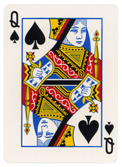 Playing Card - Queen of Spades