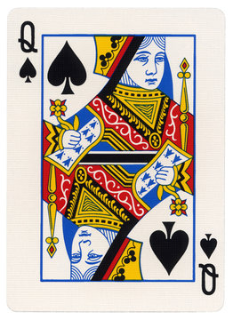 Playing Card - Queen of Spades