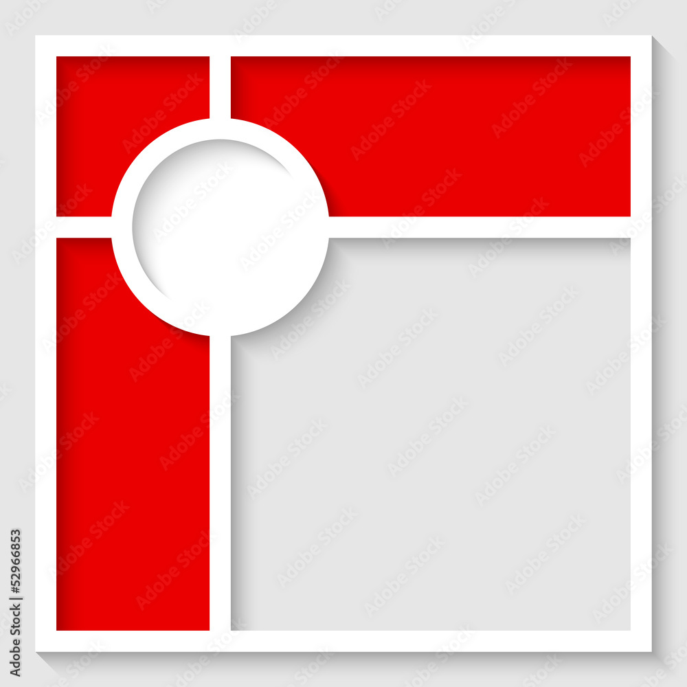 Poster abstract object for text