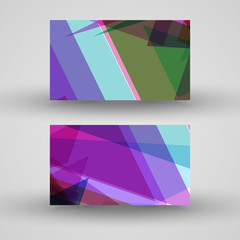 Vector business-card set for your design, abstract Illustration.