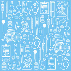 Medical seamless pattern