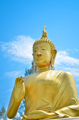 Obraz premium A biggest Buddha in Thailand