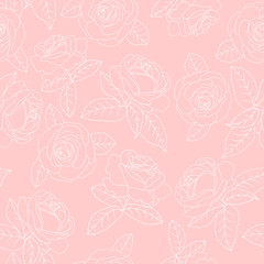 pink roses