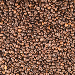 Coffee bean surface as a background
