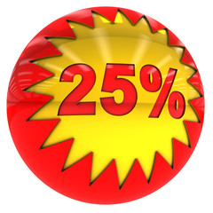 ball with twenty five percent