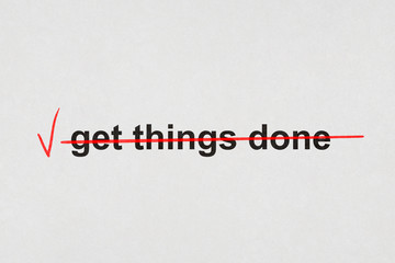 get things done