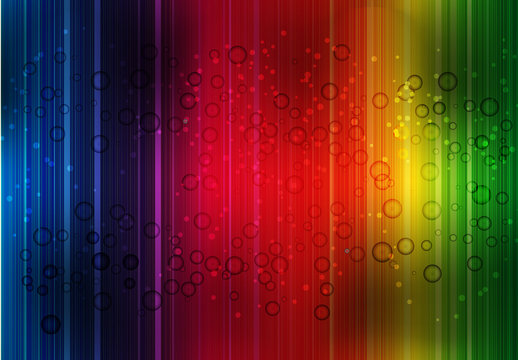 Spectrum background with light and drop