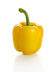 yellow pepper with clipping path