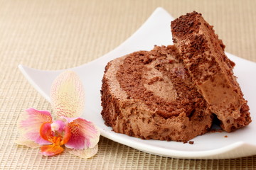 piece of chocolate cake