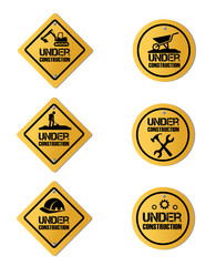 under construction signals