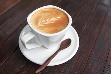 Fototapeta premium Cup of latte coffee