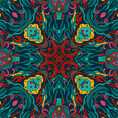 Abstract doodles pattern