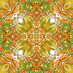 Abstract doodles pattern