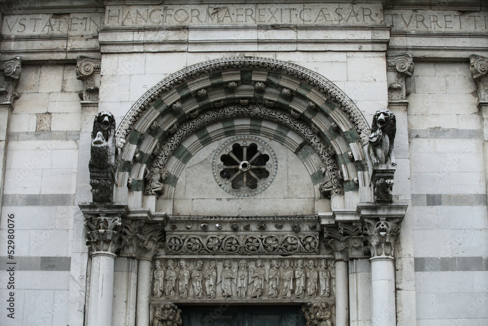 Wall mural lucca - the church of santa reparata