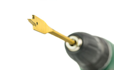 Power Drill and Spade Drill Bit