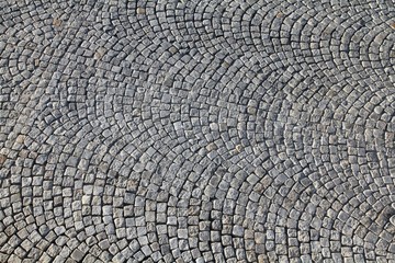 Cobblestone in Warsaw