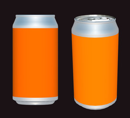 3d white can different background for new product 
